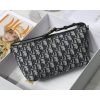 Best Replicas Bags - Replica Dior Diortravel Nomad Pouch - Blue Oblique Embroidery Shop For Best Louis Vuitton LV Replica Bags With Cheap Price