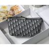 Best Replicas Bags - Replica Dior Diortravel Nomad Pouch - Blue Oblique Embroidery Shop For Best Louis Vuitton LV Replica Bags With Cheap Price