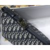Best Replicas Bags - Replica Dior Diortravel Nomad Pouch - Blue Oblique Embroidery Shop For Best Louis Vuitton LV Replica Bags With Cheap Price