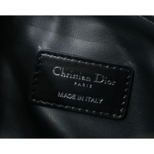 Christian Dior Diortravel Nomad Pouch in Macrocannage Calfskin - Image 12