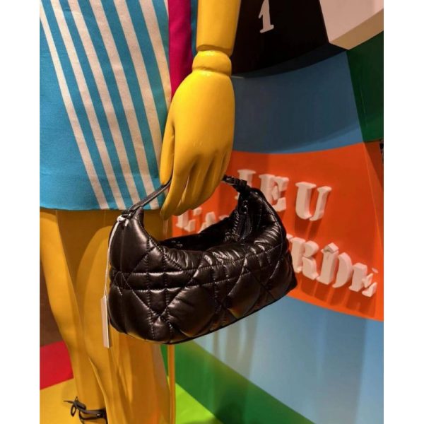 Christian Dior Diortravel Nomad Pouch in Macrocannage Calfskin - Image 3