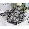 Best Replicas Bags - Christian Dior Lady D-Lite Bag Black & White Embroidery M0565 Shop For Best Louis Vuitton LV Replica Bags With Cheap Price