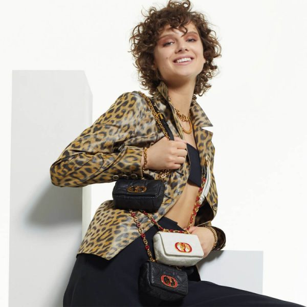 Replica Dior Micro Caro Bag - Cannage Calfskin (Spring 2022) - Image 2