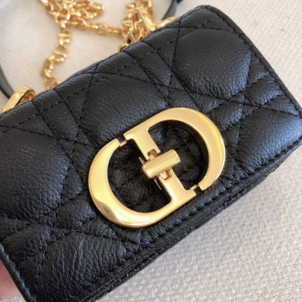 Replica Dior Micro Caro Bag - Cannage Calfskin (Spring 2022) - Image 6