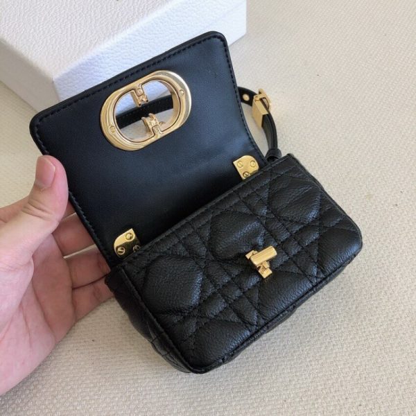 Replica Dior Micro Caro Bag - Cannage Calfskin (Spring 2022) - Image 7