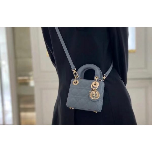 Replica Christian Dior Micro Lady Dior Lambskin Bag S0856 - Image 2