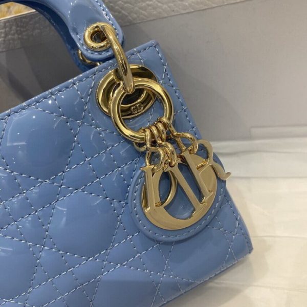 Replica Dior Micro Lady Bag: Patent Cannage Calfskin S0856 - Image 3