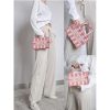 Best Replicas Bags - Replica Dior Mini Book Tote: Pink D-Stripes Embroidery S5475 Shop For Best Louis Vuitton LV Replica Bags With Cheap Price