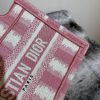 Best Replicas Bags - Replica Dior Mini Book Tote: Pink D-Stripes Embroidery S5475 Shop For Best Louis Vuitton LV Replica Bags With Cheap Price