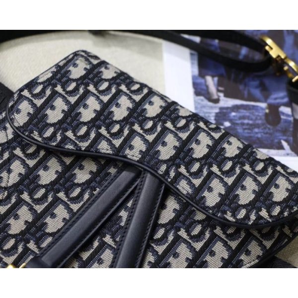 Replica Dior Mini Oblique Saddle Bag - Style M0447 - Image 4