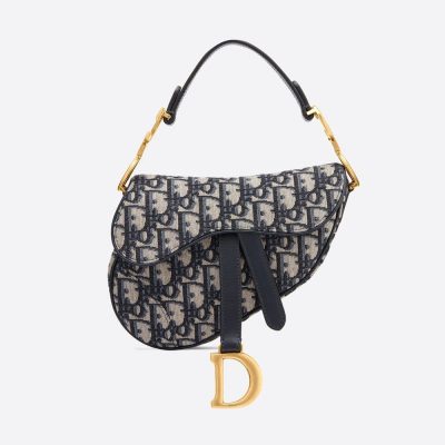 Replica Dior Mini Oblique Saddle Bag - Style M0447