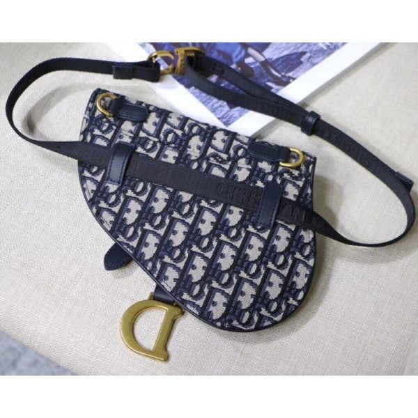 Replica Dior Mini Oblique Saddle Bag - Style M0447 - Image 6