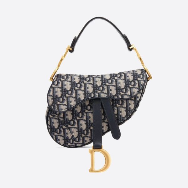 Replica Dior Mini Oblique Saddle Bag - Style M0447