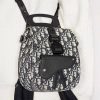 Best Replicas Bags - Replica Dior Mini Saddle Backpack in Navy Blue Oblique Jacquard Shop For Best Louis Vuitton LV Replica Bags With Cheap Price
