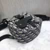 Best Replicas Bags - Replica Dior Mini Saddle Backpack in Navy Blue Oblique Jacquard Shop For Best Louis Vuitton LV Replica Bags With Cheap Price