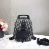 Best Replicas Bags - Replica Dior Mini Saddle Backpack in Navy Blue Oblique Jacquard Shop For Best Louis Vuitton LV Replica Bags With Cheap Price