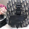 Best Replicas Bags - Replica Dior Mini Saddle Backpack in Navy Blue Oblique Jacquard Shop For Best Louis Vuitton LV Replica Bags With Cheap Price