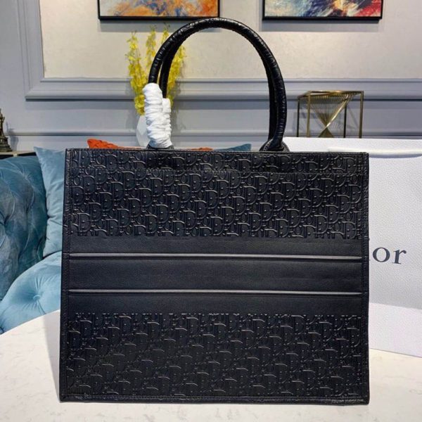 Christian Dior Oblique Leather Book Tote - M1296 Replica - Image 3