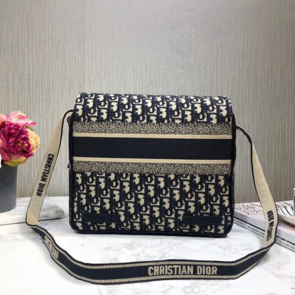 Replica Diorcamp Bag with Oblique Embroidery – Style M1291 - Image 3