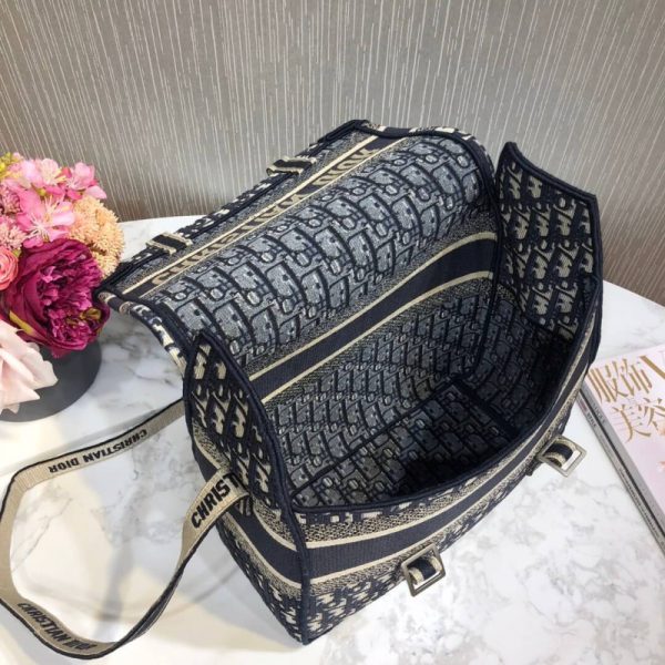 Replica Diorcamp Bag with Oblique Embroidery – Style M1291 - Image 9