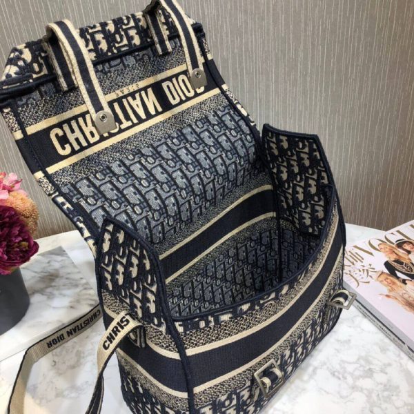 Replica Diorcamp Bag with Oblique Embroidery – Style M1291 - Image 10