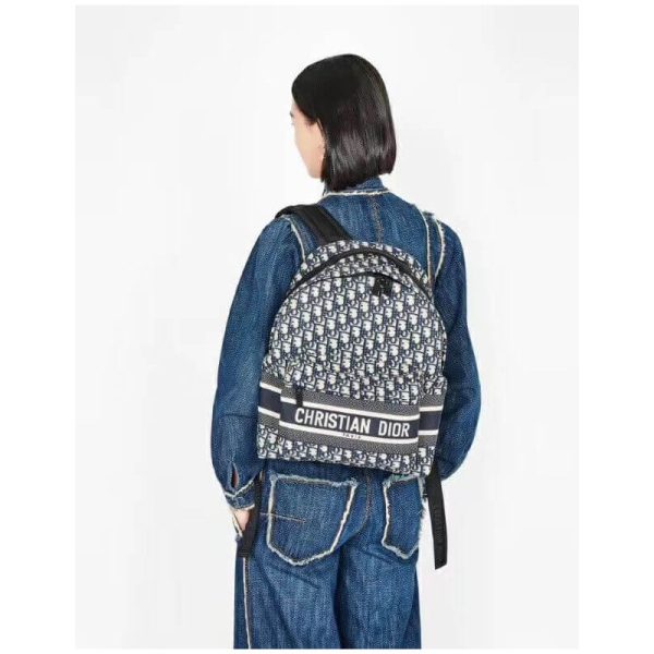 Replica Dior Oblique Jacquard Diortravel Backpack M6104 - Image 2