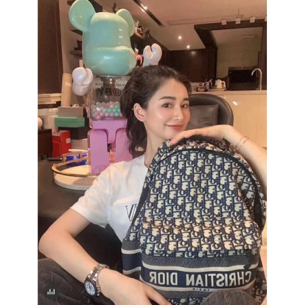 Replica Dior Oblique Jacquard Diortravel Backpack M6104 - Image 3