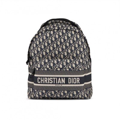 Replica Dior Oblique Jacquard Diortravel Backpack M6104