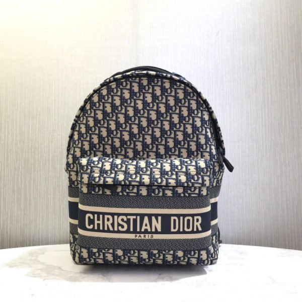 Replica Dior Oblique Jacquard Diortravel Backpack M6104 - Image 6