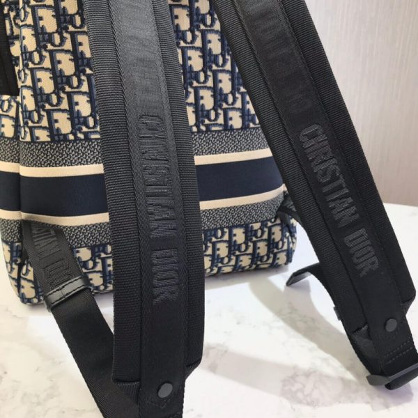 Replica Dior Oblique Jacquard Diortravel Backpack M6104 - Image 8