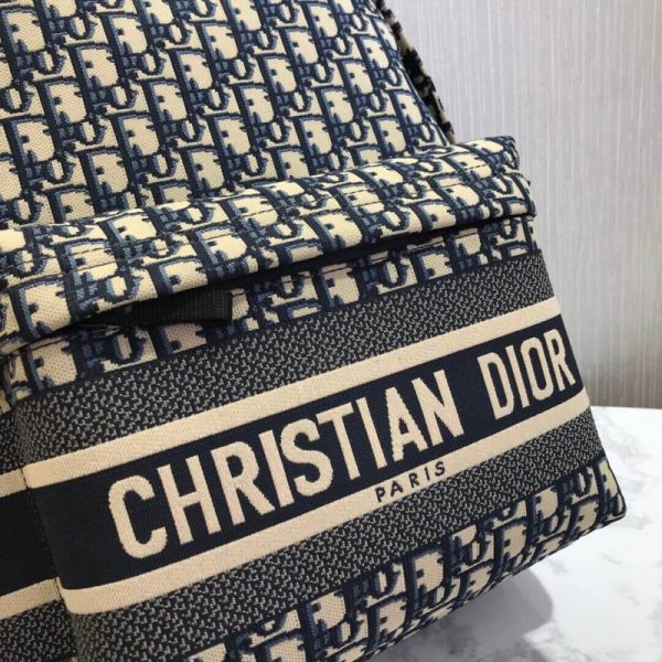 Replica Dior Oblique Jacquard Diortravel Backpack M6104 - Image 9
