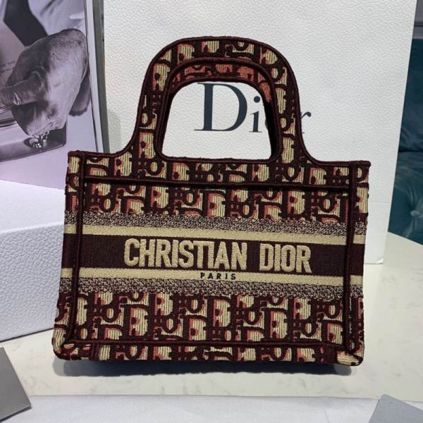 Replica Dior Oblique Mini Book Tote M1271 - Image 6