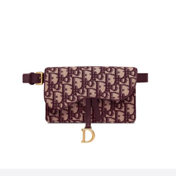 Christian Dior Oblique Saddle Belt Bag Replica S5619