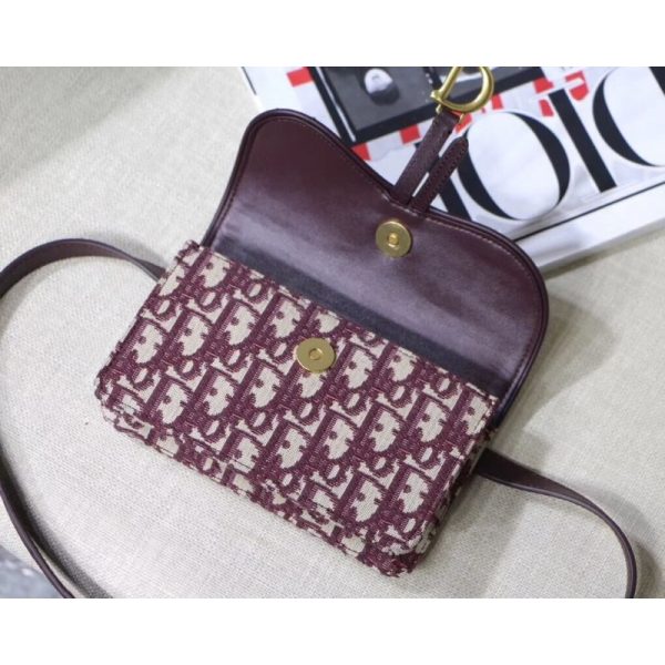 Christian Dior Oblique Saddle Belt Bag Replica S5619 - Image 9