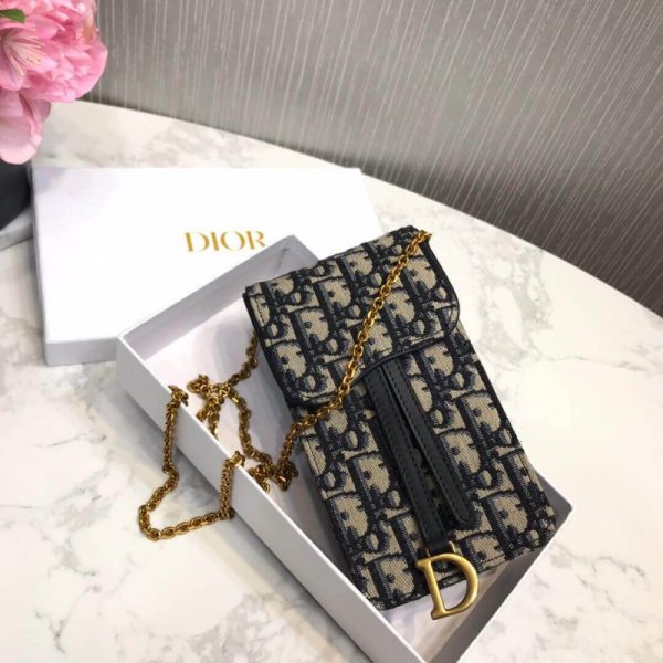 Dior Oblique Saddle Phone Chain Replica – M019 - Image 2