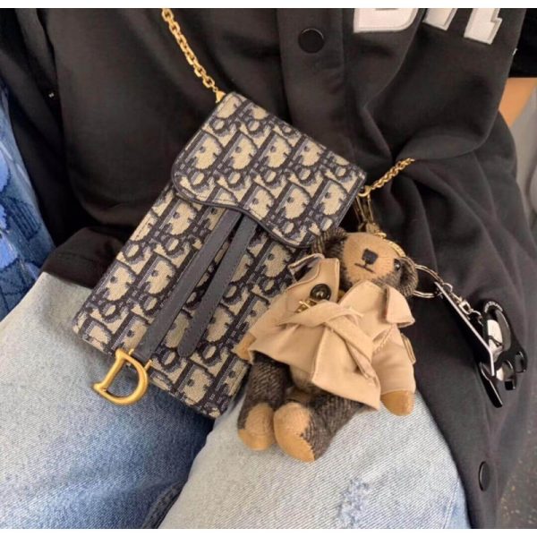 Dior Oblique Saddle Phone Chain Replica – M019 - Image 11