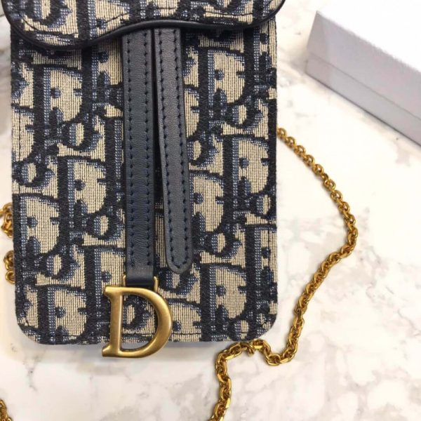 Dior Oblique Saddle Phone Chain Replica – M019 - Image 8