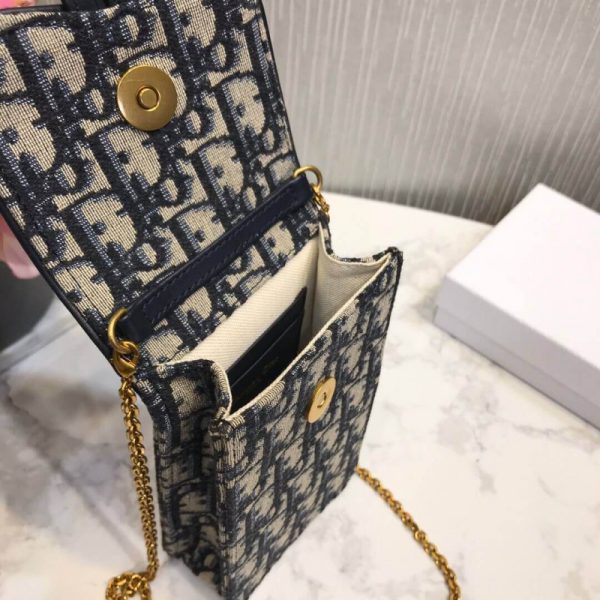 Dior Oblique Saddle Phone Chain Replica – M019 - Image 10