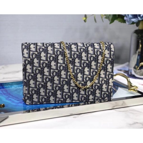 Authentic-like Christian Dior Oblique Saddle Clutch S5620 - Image 4