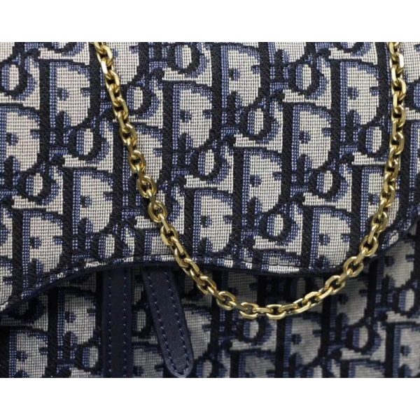 Authentic-like Christian Dior Oblique Saddle Clutch S5620 - Image 7