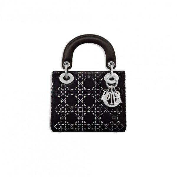 Replica Dior Rhinestone Lady Dior Mini Bag M0500 Elegance