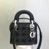 Best Replicas Bags - Replica Dior Rhinestone Lady Dior Mini Bag M0500 Elegance Shop For Best Louis Vuitton LV Replica Bags With Cheap Price