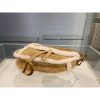 Best Replicas Bags - Christian Dior Saddle Bag Camel Shearling Replica M0446 Shop For Best Louis Vuitton LV Replica Bags With Cheap Price