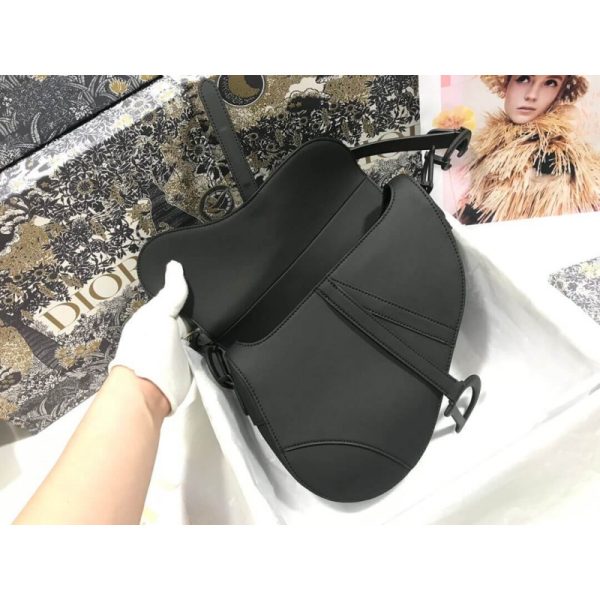 Christian Dior Saddle Bag - Ultramatte Calfskin Replica M0446 - Image 11