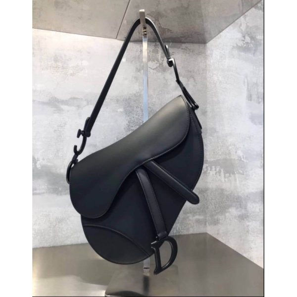 Christian Dior Saddle Bag - Ultramatte Calfskin Replica M0446 - Image 4