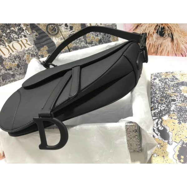 Christian Dior Saddle Bag - Ultramatte Calfskin Replica M0446 - Image 8