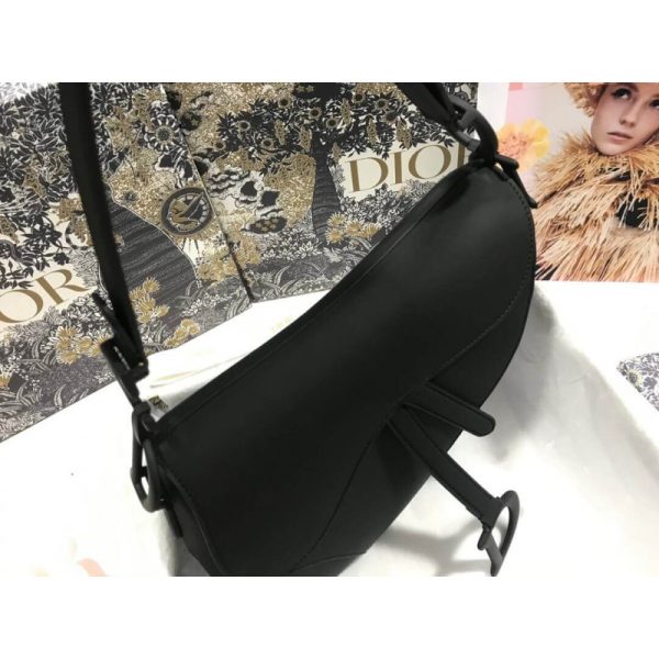 Christian Dior Saddle Bag - Ultramatte Calfskin Replica M0446 - Image 10