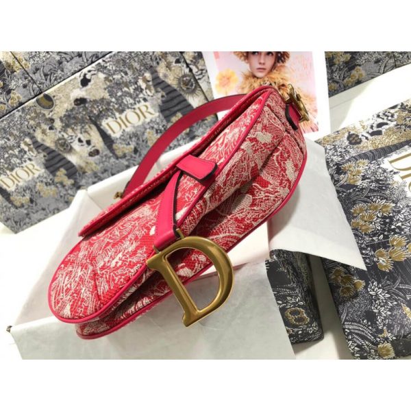 Replica Dior Saddle Bag Toile De Jouy Jacquard M0446 - Image 5