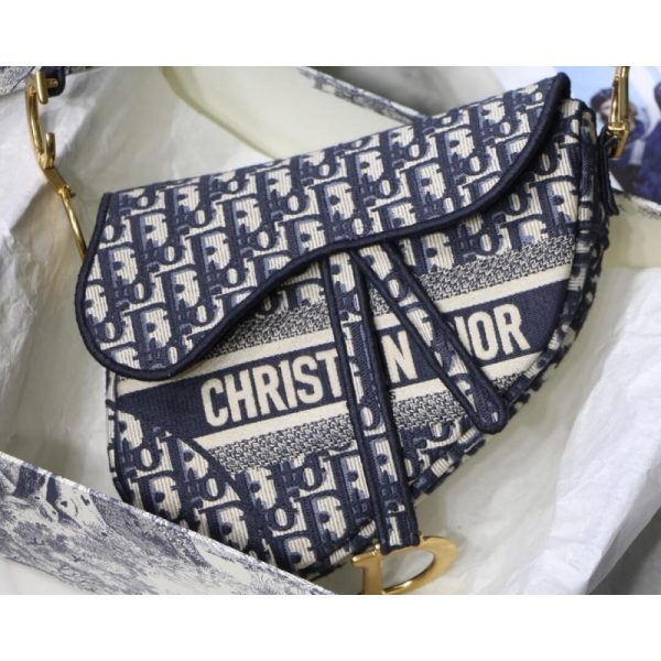Replica Dior Saddle Denim Canvas Bag - Style M0446 - Image 3