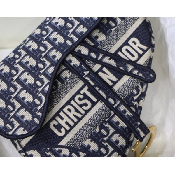 Replica Dior Saddle Denim Canvas Bag - Style M0446 - Image 4